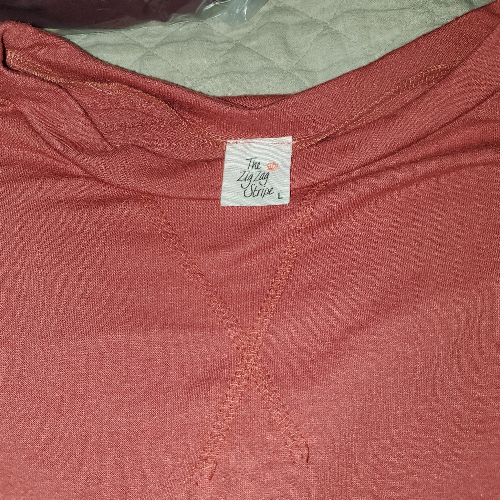 Dark coral tunic